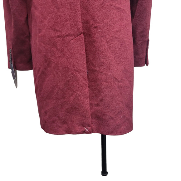 Men's Tommy Hilfiger Addison Wool-Blend Overcoat Coat. Size 40 Long. $395. - Picture 9 of 12